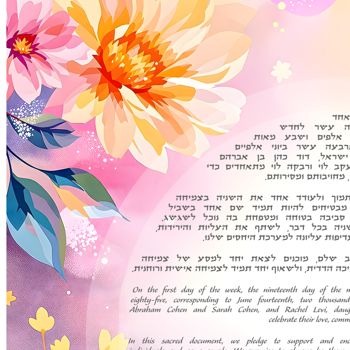 Ketubah design